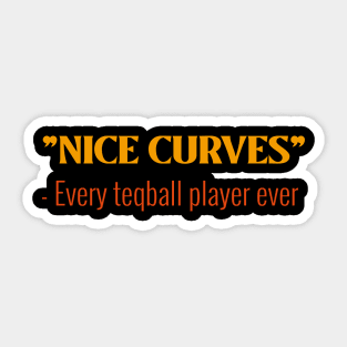 Nice Curves - Teqball Sticker